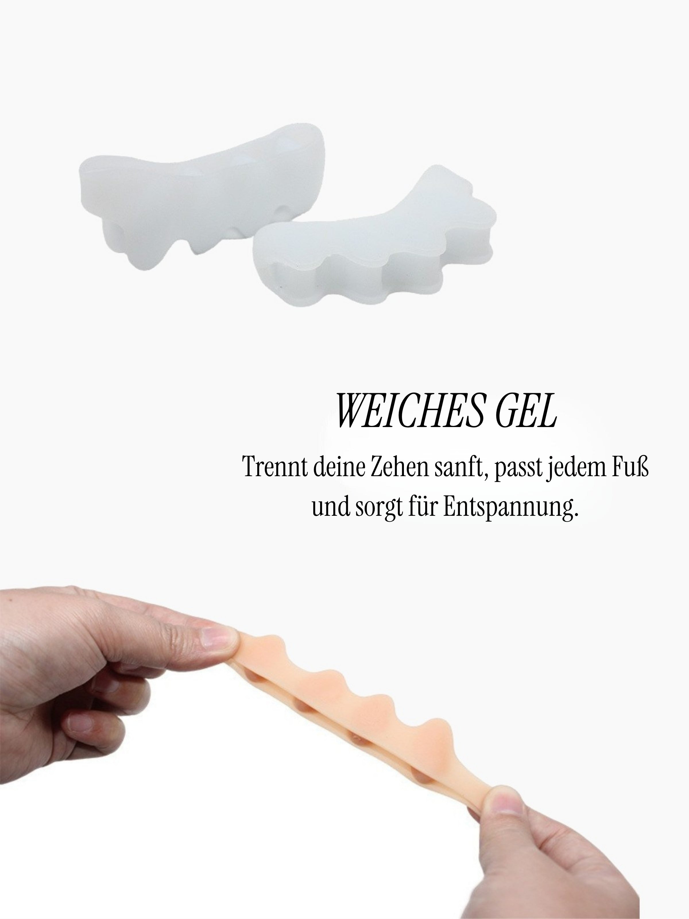 Soft-Silikon Zehentrenner